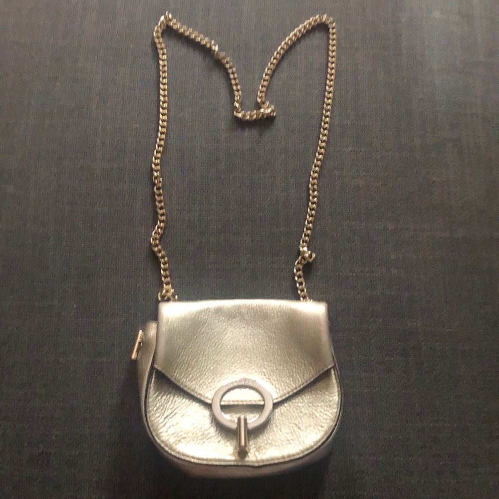 Sandro Silver Chain Strap Bag